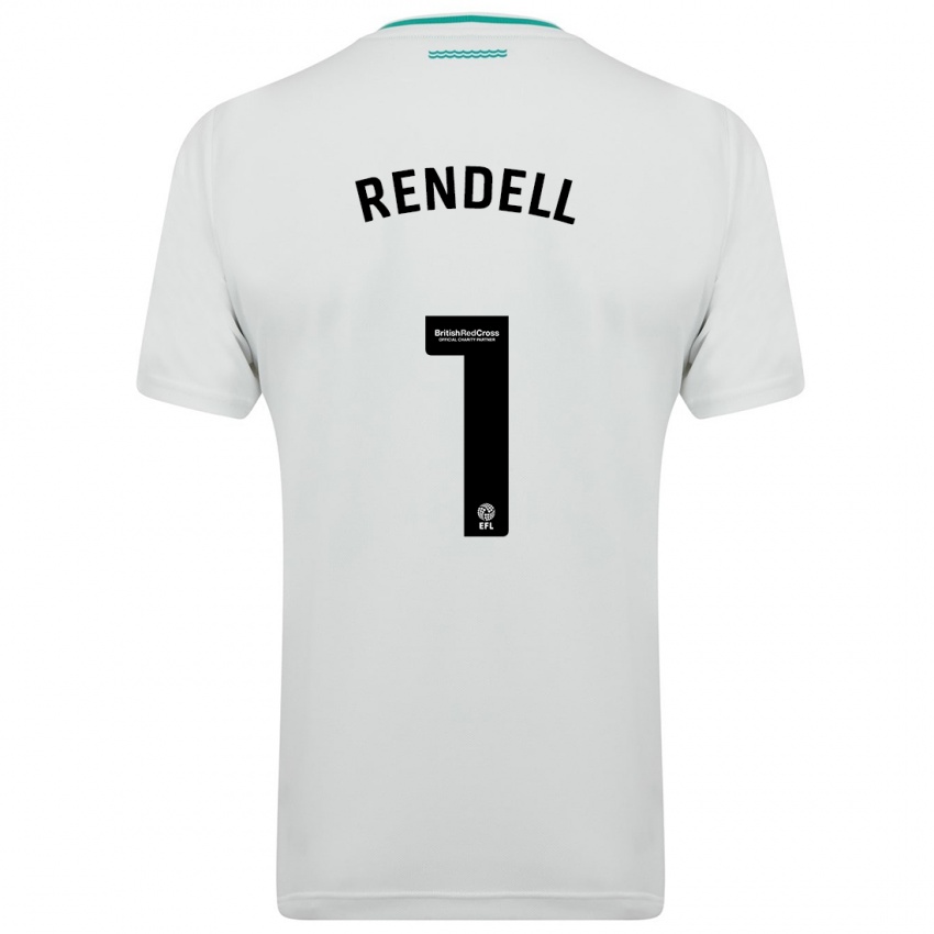 Niño Camiseta Kayla Rendell #1 Blanco 2ª Equipación 2023/24 La Camisa