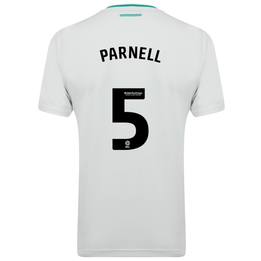 Niño Camiseta Rosanna Parnell #5 Blanco 2ª Equipación 2023/24 La Camisa