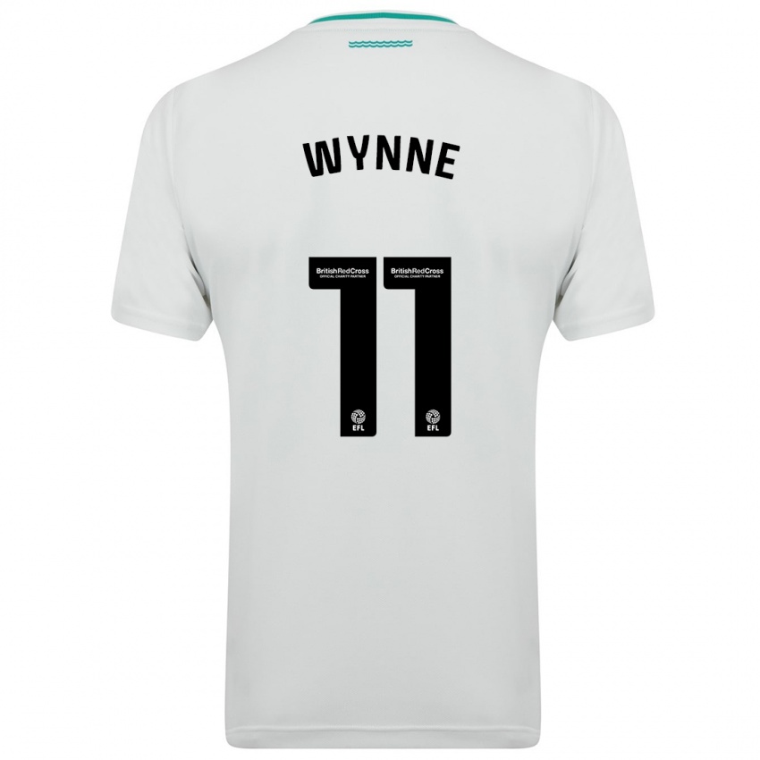 Niño Camiseta Megan Wynne #11 Blanco 2ª Equipación 2023/24 La Camisa