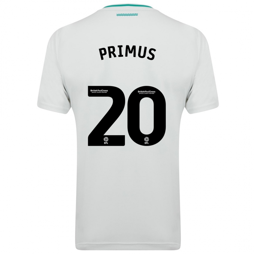 Niño Camiseta Atlanta Primus #20 Blanco 2ª Equipación 2023/24 La Camisa