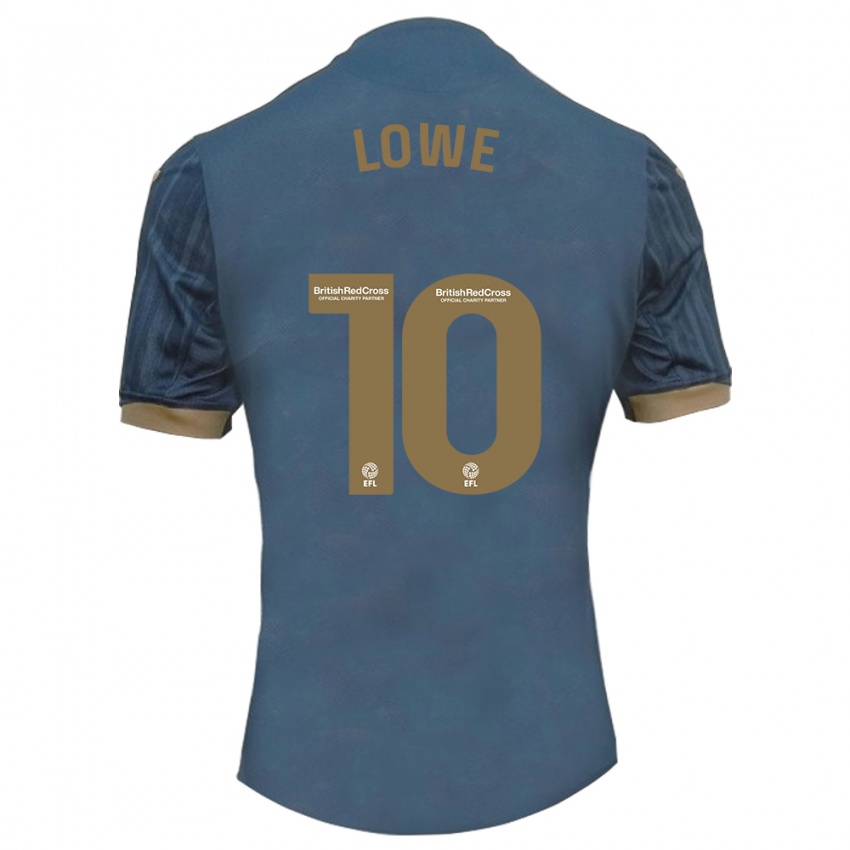 Niño Camiseta Jamal Lowe #10 Verde Azulado Oscuro 2ª Equipación 2023/24 La Camisa
