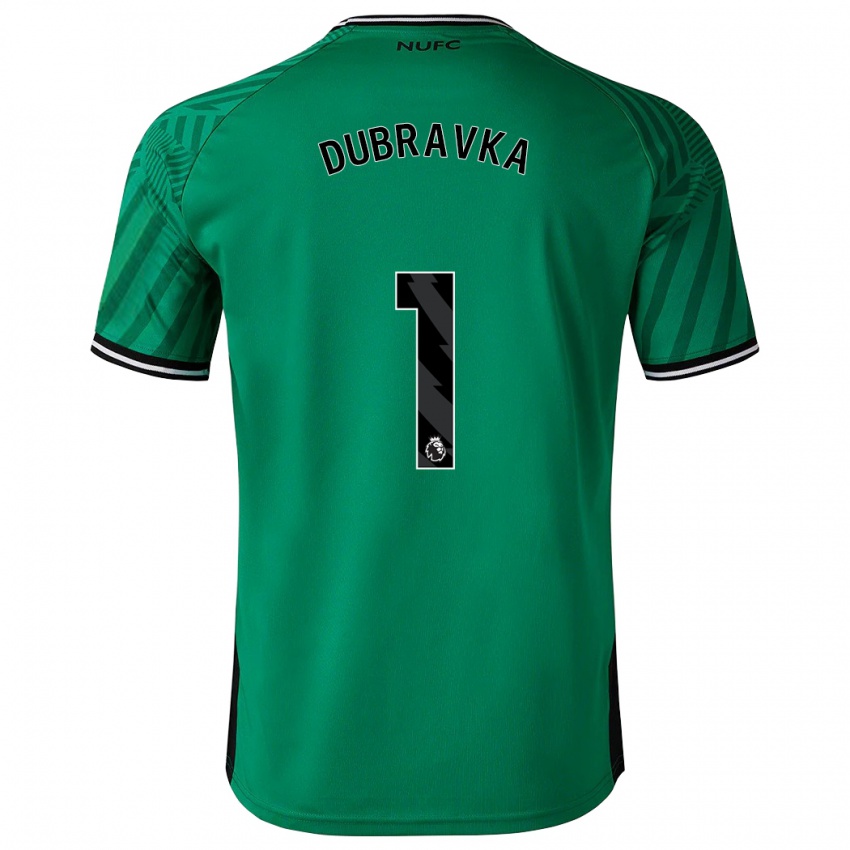 Niño Camiseta Martin Dúbravka #1 Verde 2ª Equipación 2023/24 La Camisa