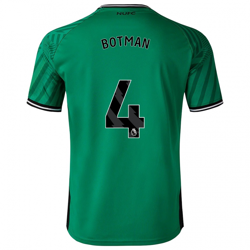 Niño Camiseta Sven Botman #4 Verde 2ª Equipación 2023/24 La Camisa