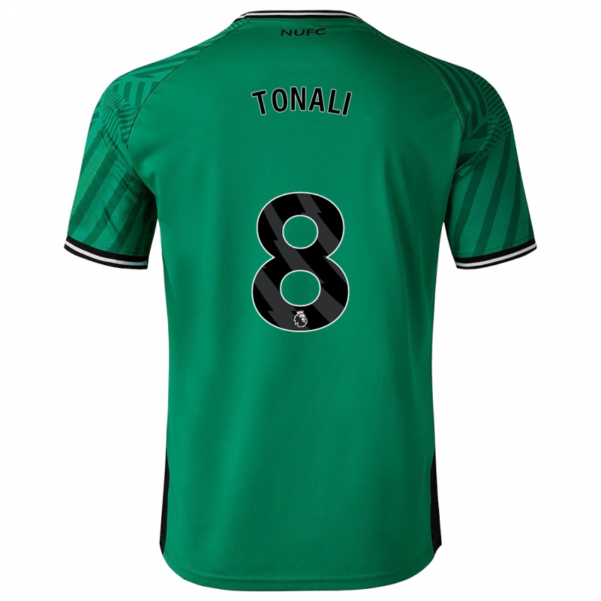Niño Camiseta Sandro Tonali #8 Verde 2ª Equipación 2023/24 La Camisa
