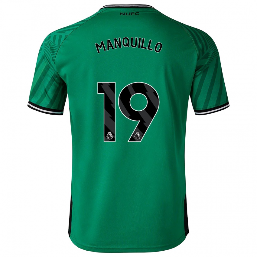 Niño Camiseta Javier Manquillo #19 Verde 2ª Equipación 2023/24 La Camisa