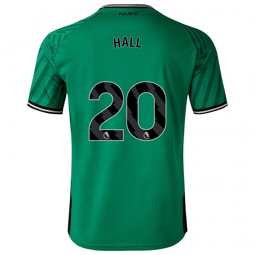 Niño Camiseta Lewis Hall #20 Verde 2ª Equipación 2023/24 La Camisa