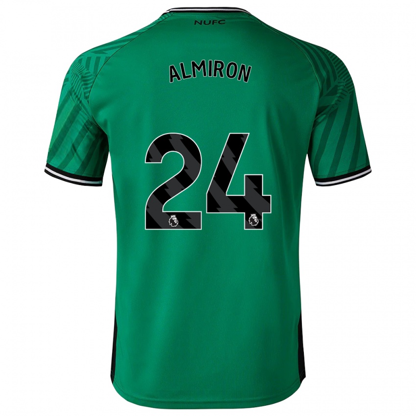 Niño Camiseta Miguel Almirón #24 Verde 2ª Equipación 2023/24 La Camisa