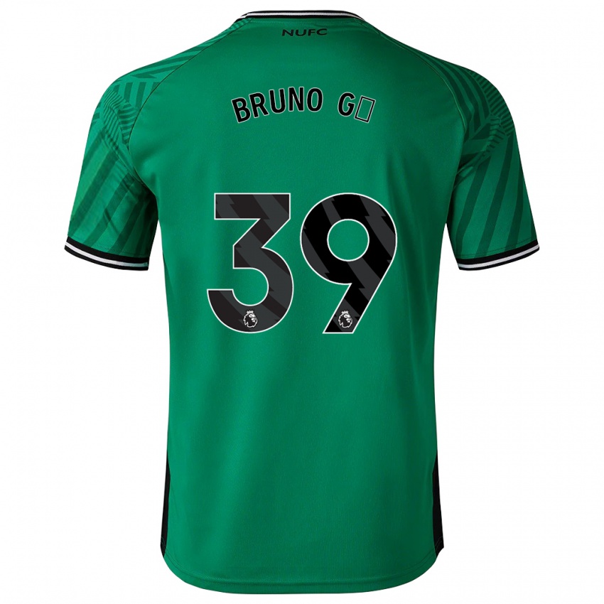 Niño Camiseta Bruno Guimaraes #39 Verde 2ª Equipación 2023/24 La Camisa