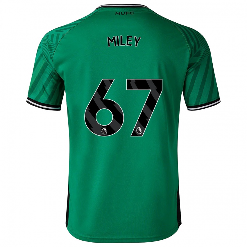 Niño Camiseta Lewis Miley #67 Verde 2ª Equipación 2023/24 La Camisa