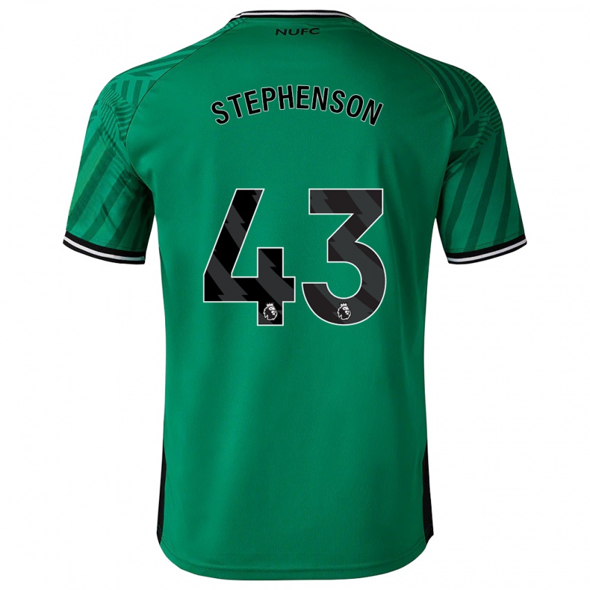 Niño Camiseta Dylan Stephenson #43 Verde 2ª Equipación 2023/24 La Camisa