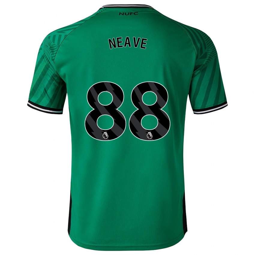 Niño Camiseta Sean Neave #88 Verde 2ª Equipación 2023/24 La Camisa