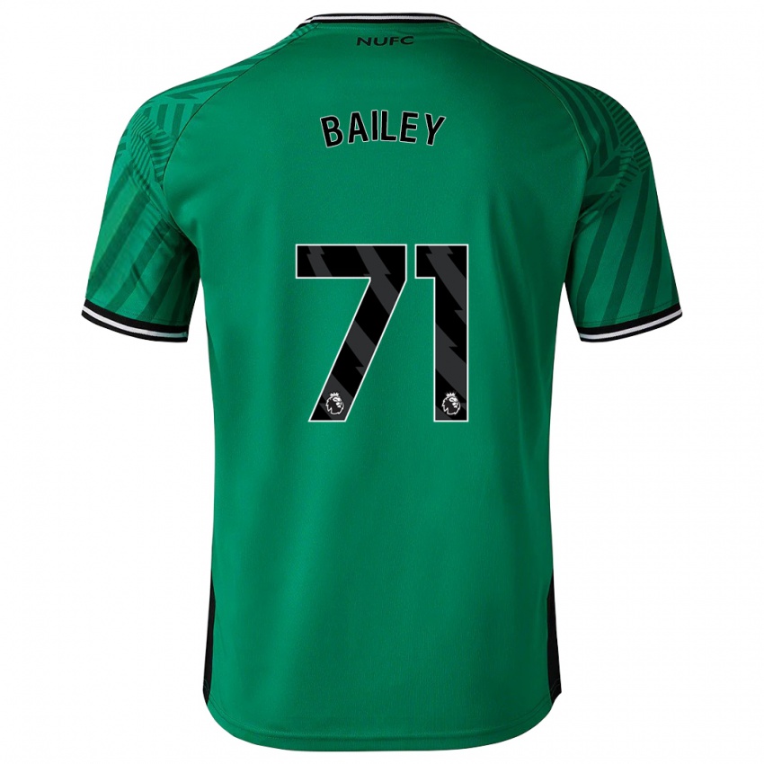 Niño Camiseta Scott Bailey #71 Verde 2ª Equipación 2023/24 La Camisa