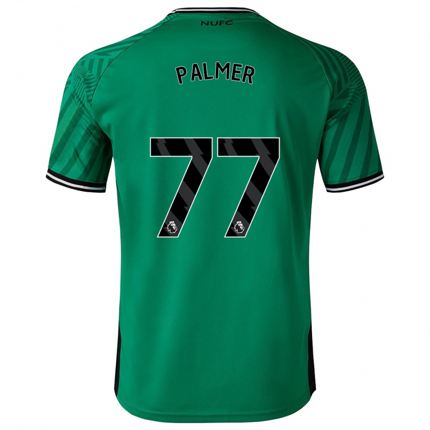 Niño Camiseta Darren Palmer #77 Verde 2ª Equipación 2023/24 La Camisa