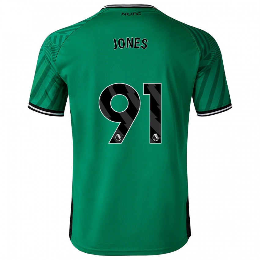 Niño Camiseta Tyler Jones #91 Verde 2ª Equipación 2023/24 La Camisa
