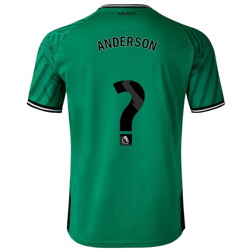 Niño Camiseta Will Anderson #0 Verde 2ª Equipación 2023/24 La Camisa