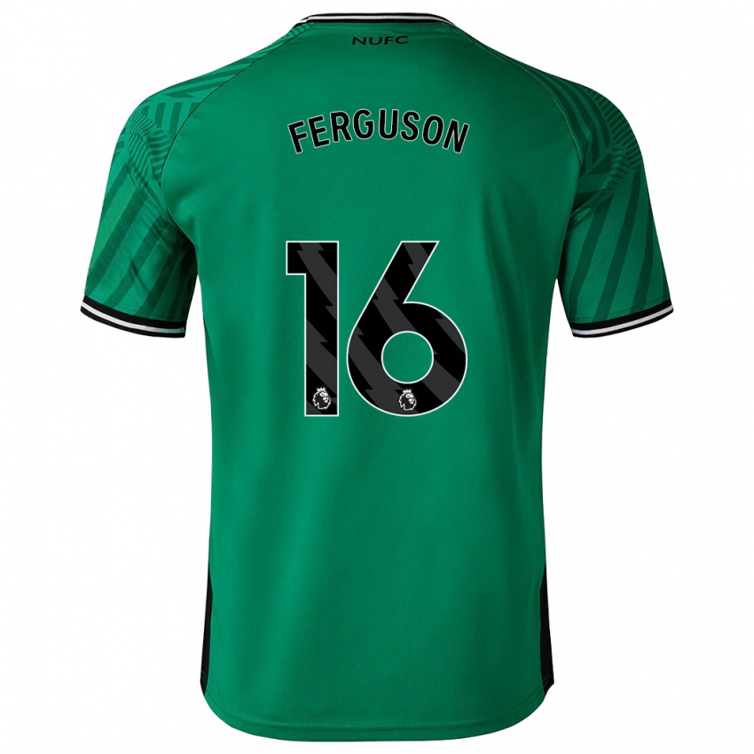 Niño Camiseta Becky Ferguson #16 Verde 2ª Equipación 2023/24 La Camisa