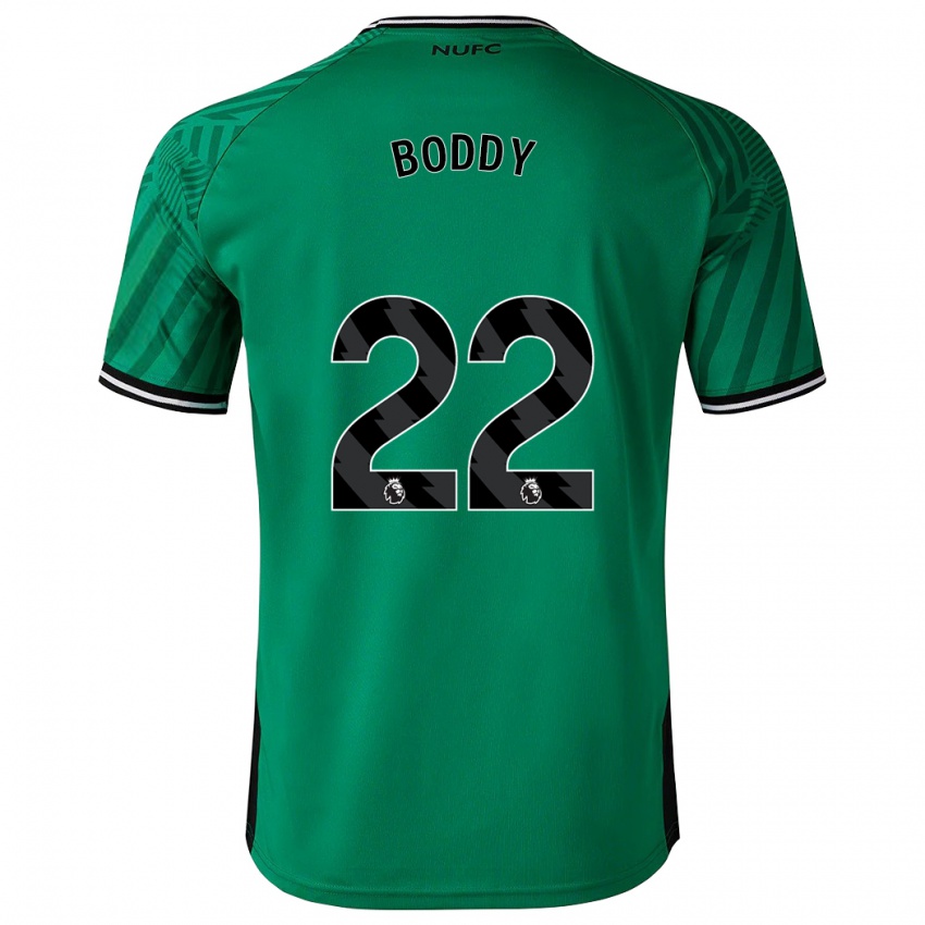 Niño Camiseta Elysia Boddy #22 Verde 2ª Equipación 2023/24 La Camisa
