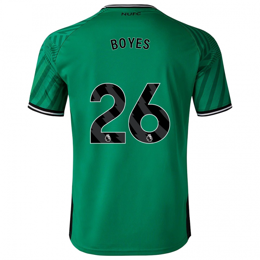 Niño Camiseta Grace Boyes #26 Verde 2ª Equipación 2023/24 La Camisa