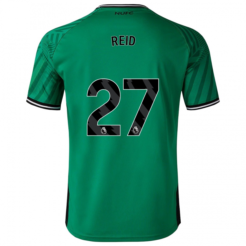 Niño Camiseta Hannah Reid #27 Verde 2ª Equipación 2023/24 La Camisa