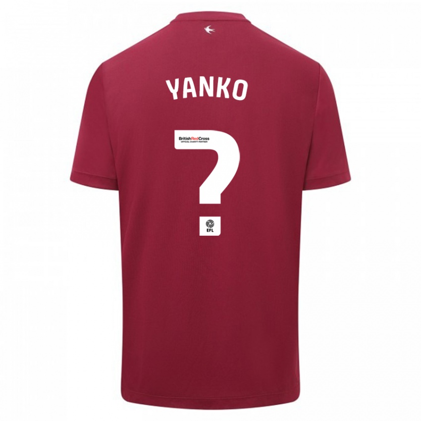 Niño Camiseta Nativ Yanko #0 Rojo 2ª Equipación 2023/24 La Camisa