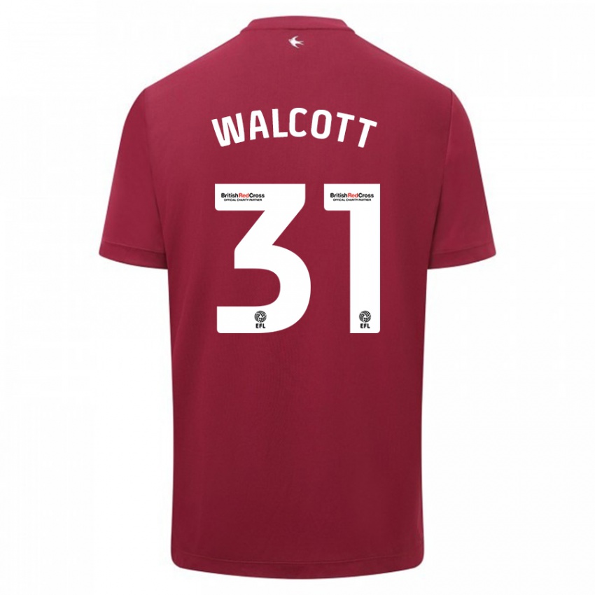 Niño Camiseta Malachi Fagan Walcott #31 Rojo 2ª Equipación 2023/24 La Camisa