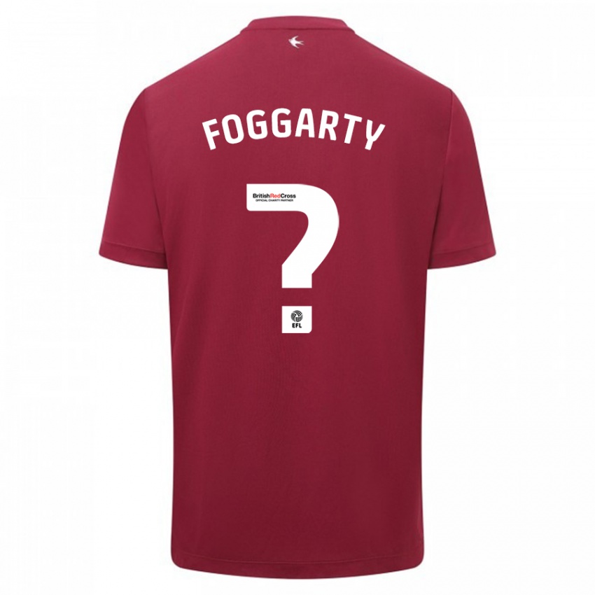 Niño Camiseta Corey Foggarty #0 Rojo 2ª Equipación 2023/24 La Camisa