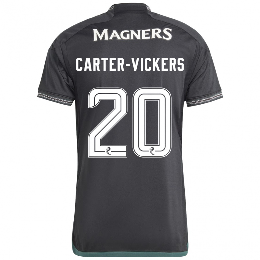 Niño Camiseta Cameron Carter-Vickers #20 Negro 2ª Equipación 2023/24 La Camisa