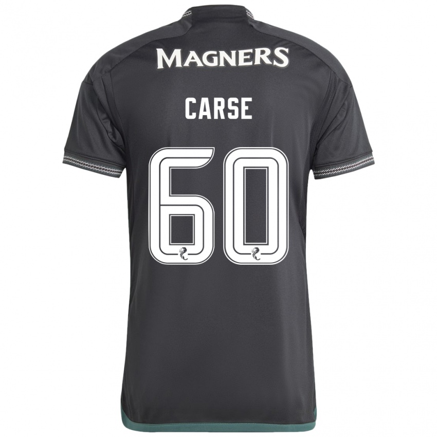Niño Camiseta Mackenzie Carse #60 Negro 2ª Equipación 2023/24 La Camisa