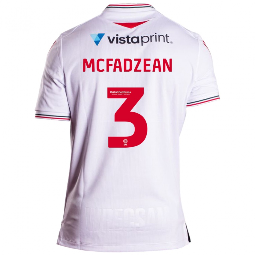 Niño Camiseta Callum Mcfadzean #3 Blanco 2ª Equipación 2023/24 La Camisa