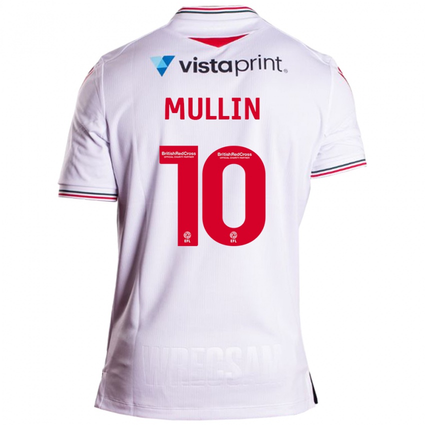 Niño Camiseta Paul Mullin #10 Blanco 2ª Equipación 2023/24 La Camisa