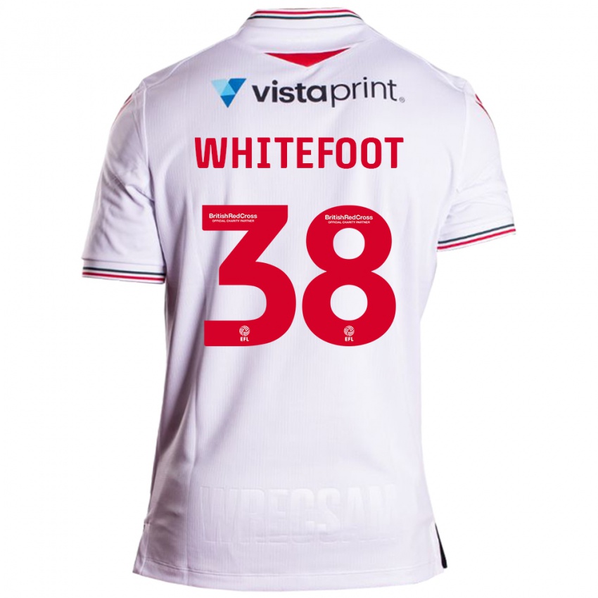 Niño Camiseta Lily Whitefoot #38 Blanco 2ª Equipación 2023/24 La Camisa