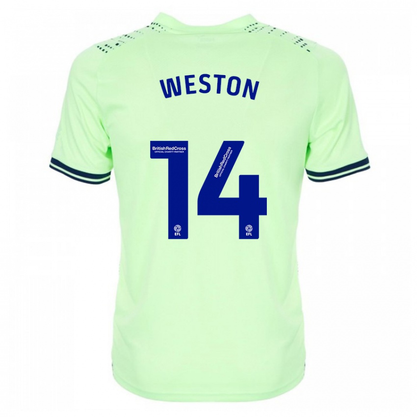 Niño Camiseta Steph Weston #14 Armada 2ª Equipación 2023/24 La Camisa