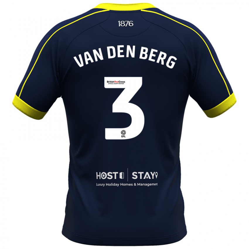Niño Camiseta Rav Van Den Berg #3 Armada 2ª Equipación 2023/24 La Camisa