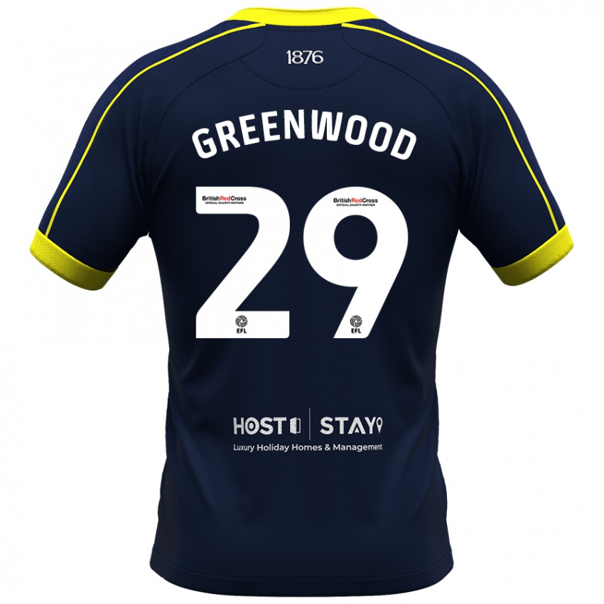 Niño Camiseta Sam Greenwood #29 Armada 2ª Equipación 2023/24 La Camisa