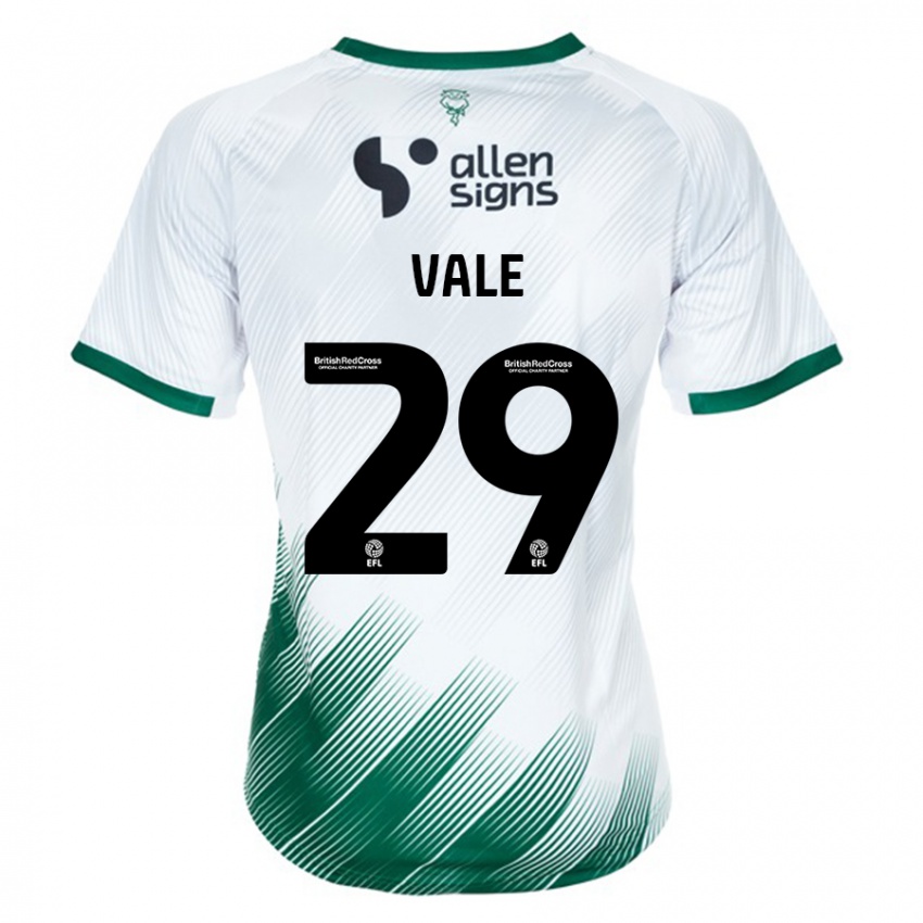 Niño Camiseta Jack Vale #29 Blanco 2ª Equipación 2023/24 La Camisa