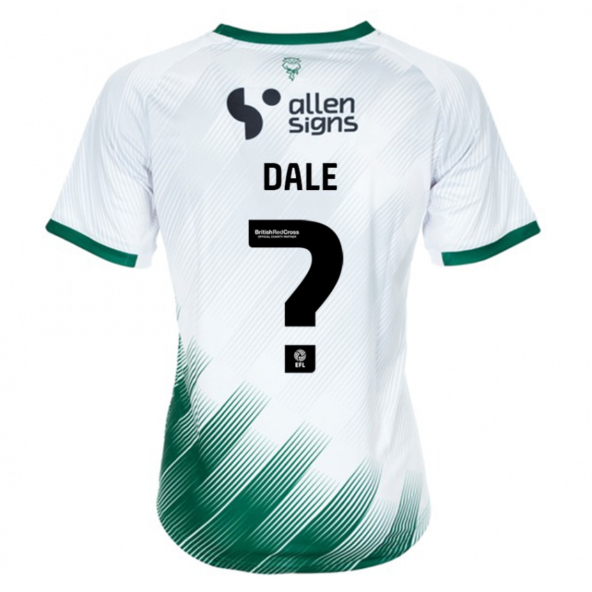 Niño Camiseta Harry Dale #0 Blanco 2ª Equipación 2023/24 La Camisa