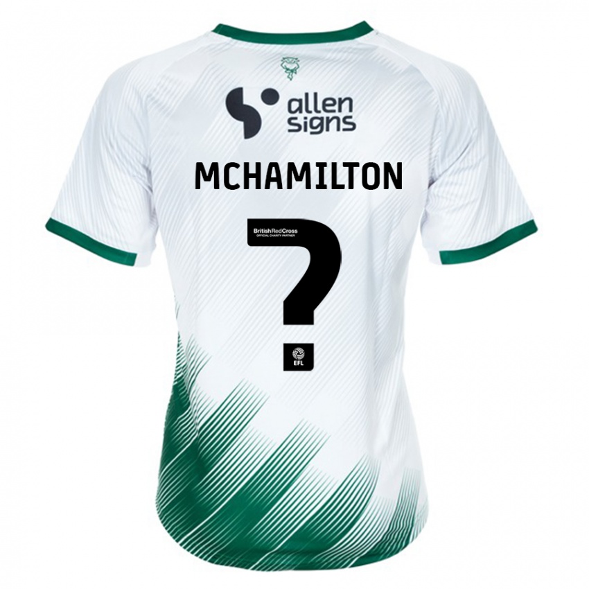 Niño Camiseta Toni Mchamilton #0 Blanco 2ª Equipación 2023/24 La Camisa