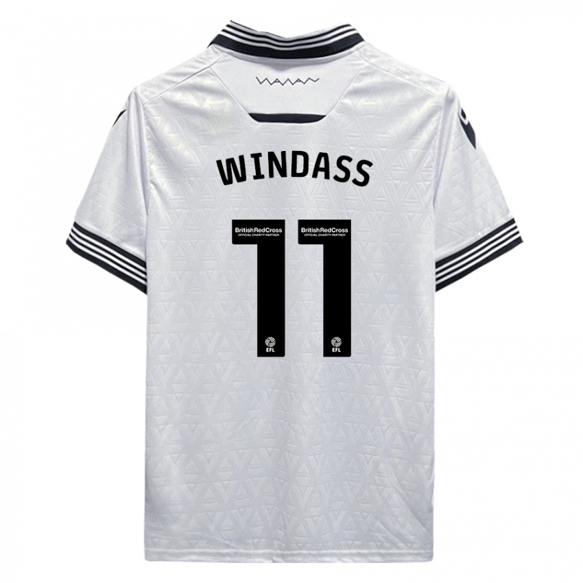 Niño Camiseta Josh Windass #11 Blanco 2ª Equipación 2023/24 La Camisa
