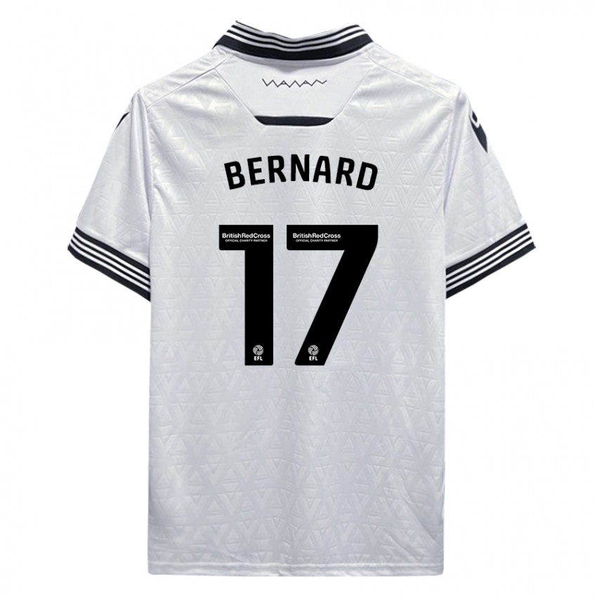 Niño Camiseta Di'shon Bernard #17 Blanco 2ª Equipación 2023/24 La Camisa