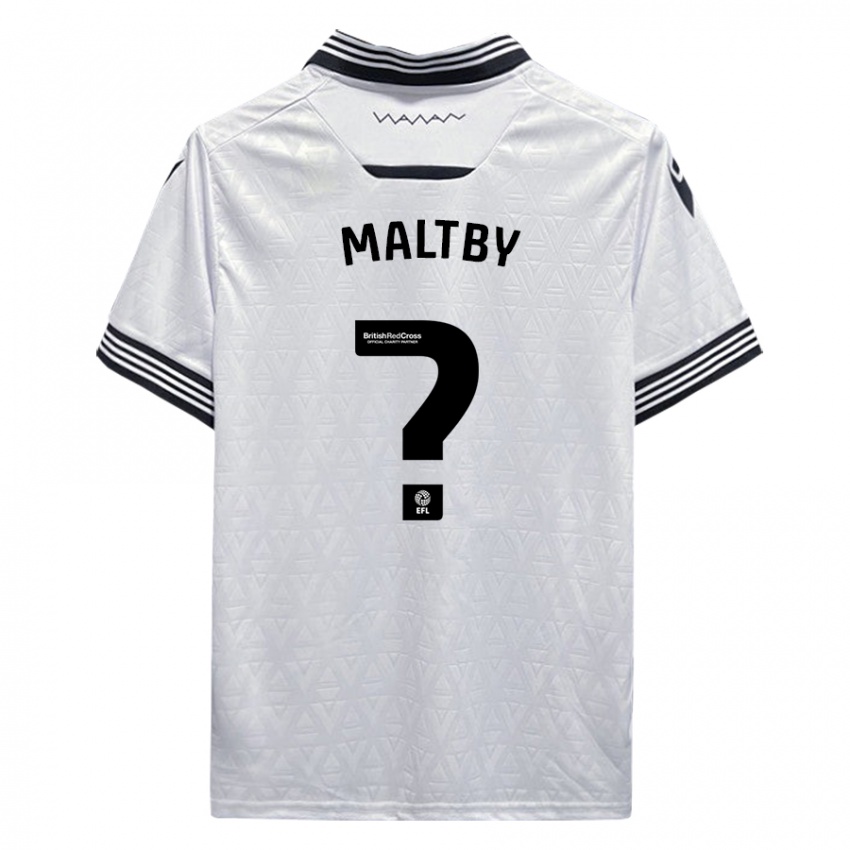 Niño Camiseta Mackenzie Maltby #0 Blanco 2ª Equipación 2023/24 La Camisa