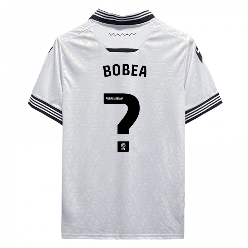Niño Camiseta Mario Bobea #0 Blanco 2ª Equipación 2023/24 La Camisa