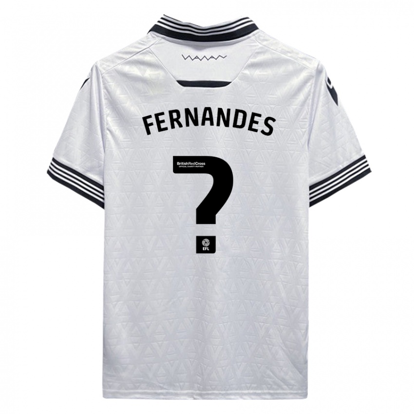 Niño Camiseta Bruno Fernandes #0 Blanco 2ª Equipación 2023/24 La Camisa