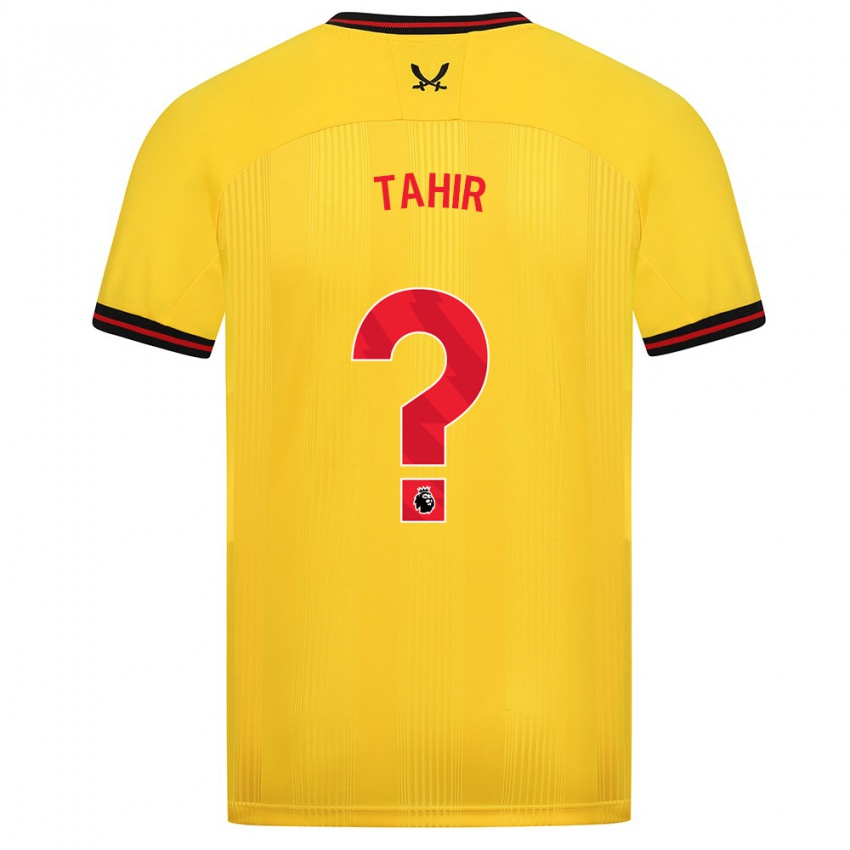 Niño Camiseta Zain Tahir #0 Amarillo 2ª Equipación 2023/24 La Camisa
