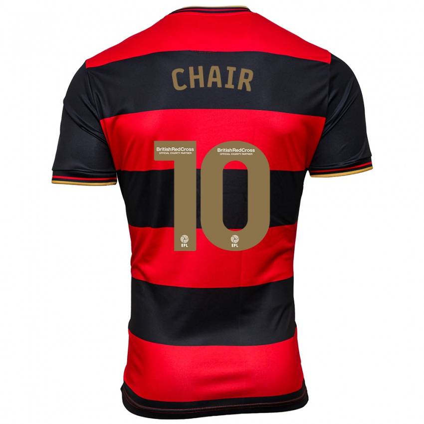 Niño Camiseta Ilias Chair #10 Negro Rojo 2ª Equipación 2023/24 La Camisa