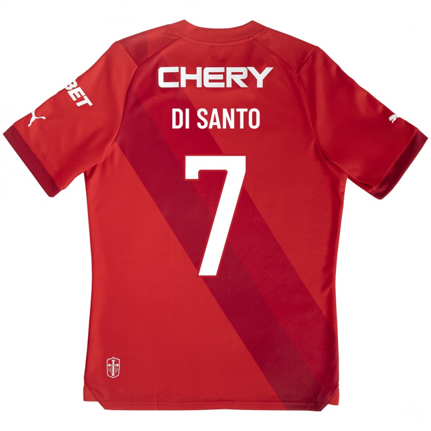 Niño Camiseta Franco Di Santo #7 Rojo 2ª Equipación 2023/24 La Camisa
