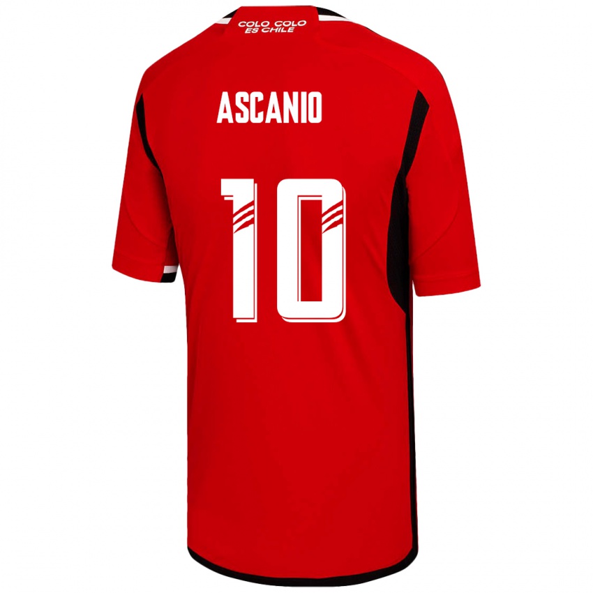 Niño Camiseta Yusmery Ascanio #10 Rojo 2ª Equipación 2023/24 La Camisa
