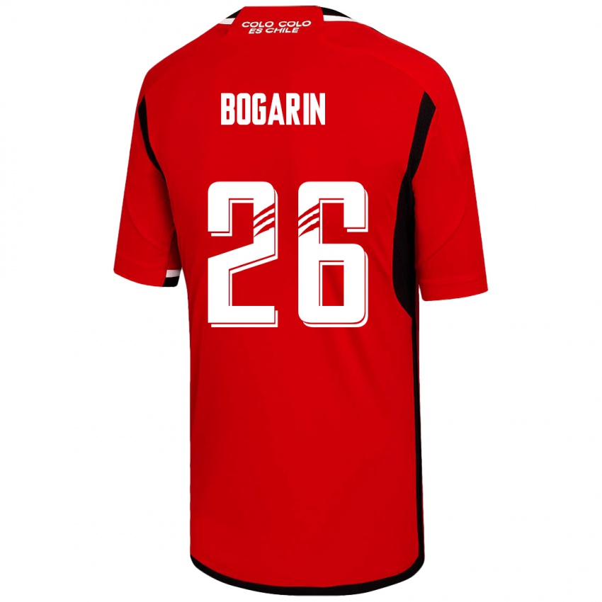 Niño Camiseta Dahiana Bogarín #26 Rojo 2ª Equipación 2023/24 La Camisa