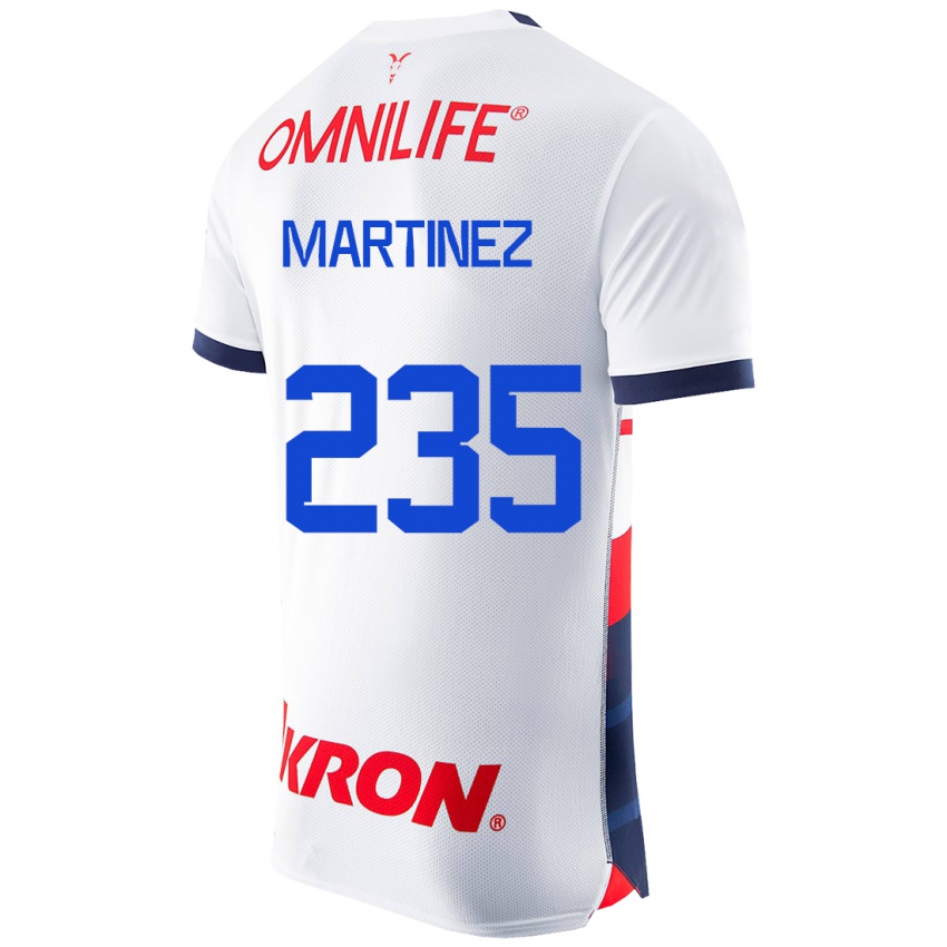 Niño Camiseta Isaac Martínez #235 Blanco 2ª Equipación 2023/24 La Camisa