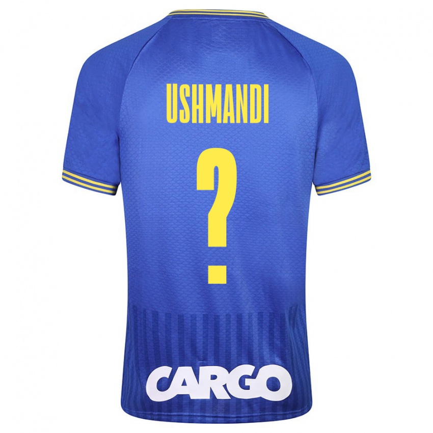 Niño Camiseta Anar Ushmandi #0 Azul 2ª Equipación 2023/24 La Camisa