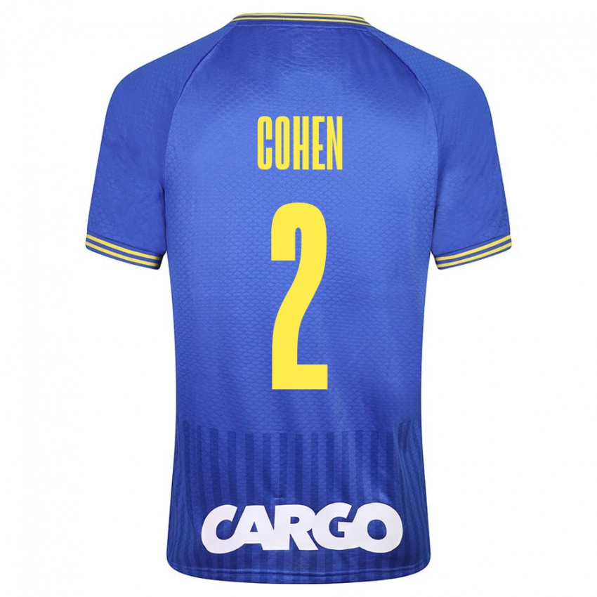 Niño Camiseta Avishay Cohen #2 Azul 2ª Equipación 2023/24 La Camisa